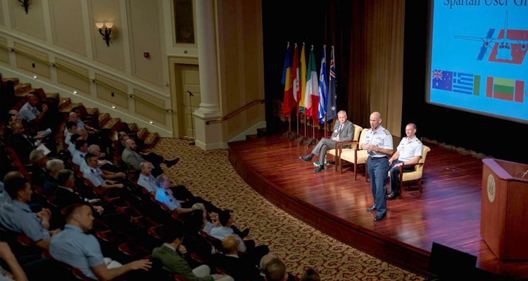 from the seven countries represented at the Spartan User Group conference