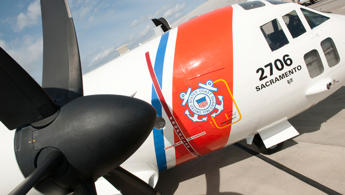 A C-27J Spartan medium range surveillance aircraft