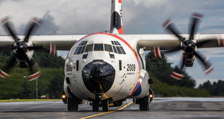 Coast Guard Air Station Kodiak's first HC-130J Super Hercules 