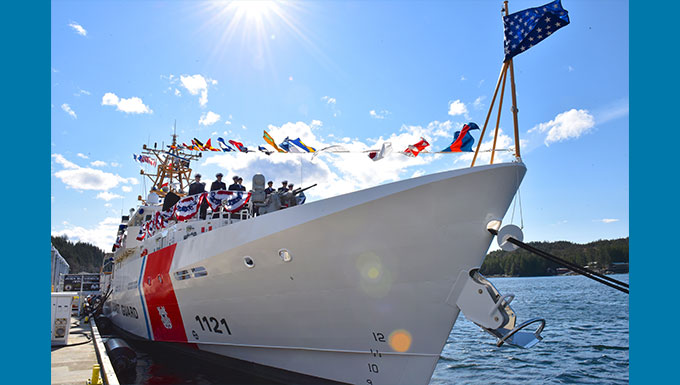 Coast Guard Cutter John McCormick crewmembers