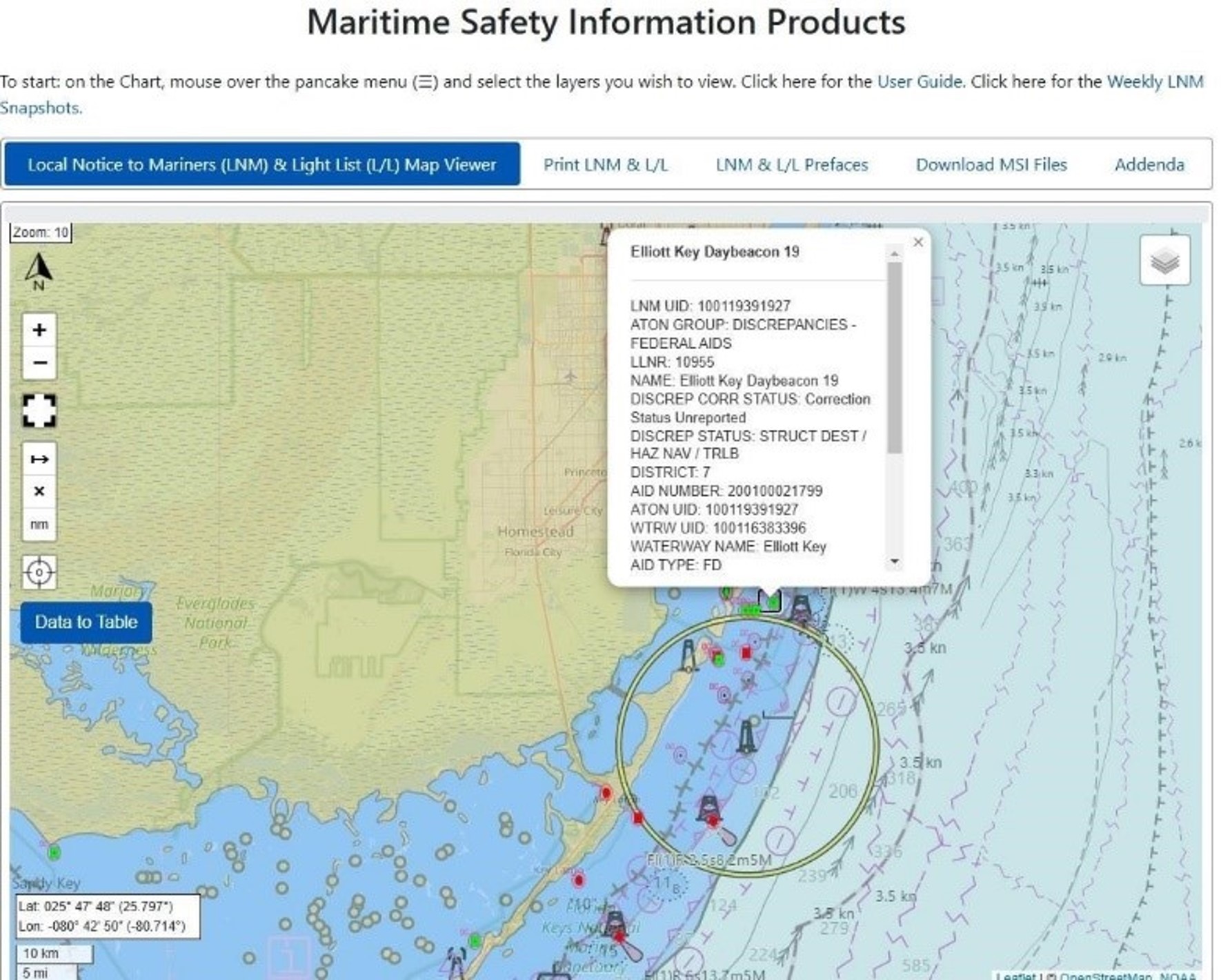 Advancing Maritime Safety: MSI App with Near-Real-Time GIS Display by the Maritime Safety Information Distribution Division at the Coast Guard Navigation Center 