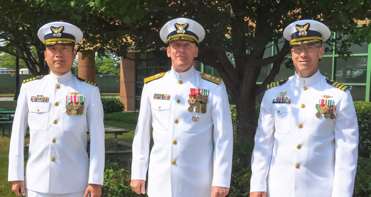 Capt. Chien relieves Capt. Keane as CO of RDC