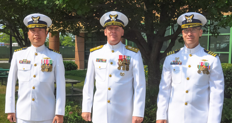 Capt. Chien relieves Capt. Keane as CO of RDC