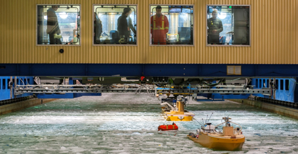 Testing model icebreakers