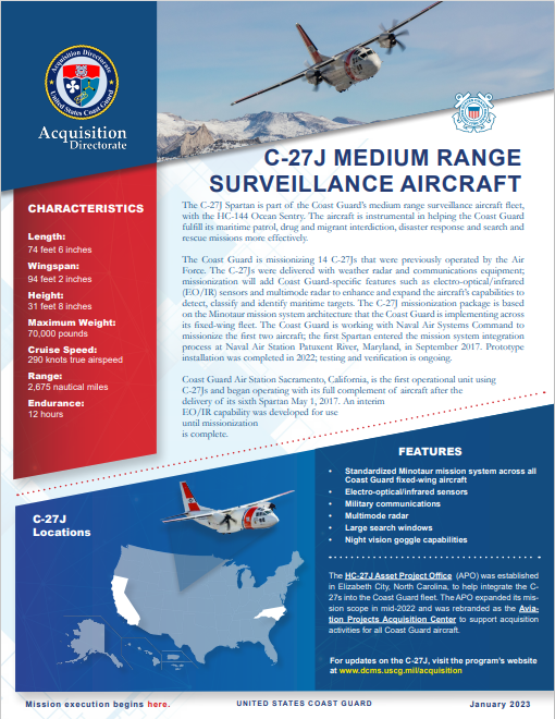 C27J fact sheet