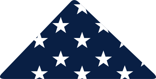 A folded U. S. Flag A folded U. S. Flag