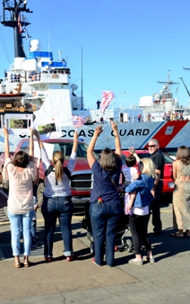 Deployment is a major facet of Coast Guard life.