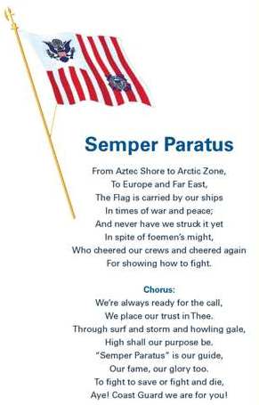 Semper Paratus (Always Ready), The Official Coast Guard Marching Song