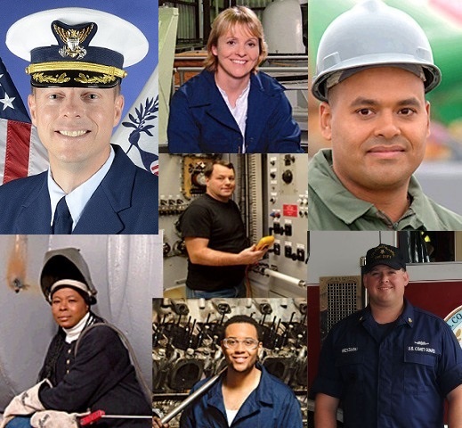 Montage of Yard employees