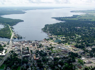 Aerial view of Elizabeth City