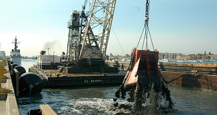 A dredge