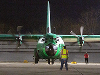 Photo of a C-130J following acceptance