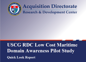 USCG RDC Low Cost Maritime  Domain Awareness Pilot Study graphic