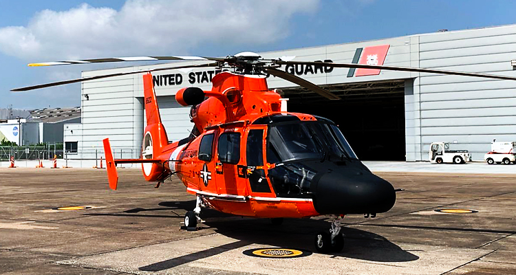 The H-65 Dolphin has been in the Coast Guard’s inventory since 1984. 