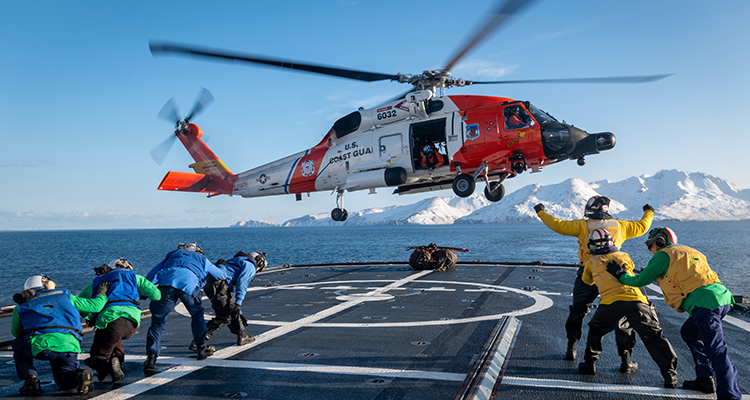 U.S. Coast Guard MH-60T medium range recovery helicopter